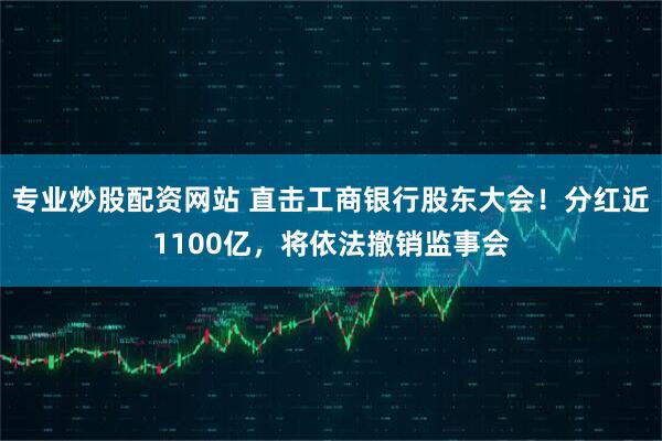 专业炒股配资网站 直击工商银行股东大会！分红近1100亿，将依法撤销监事会